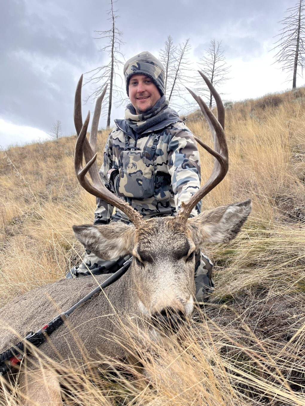Outdoors International client Jeremy Morrison with a beautiful Idaho wilderness buck.