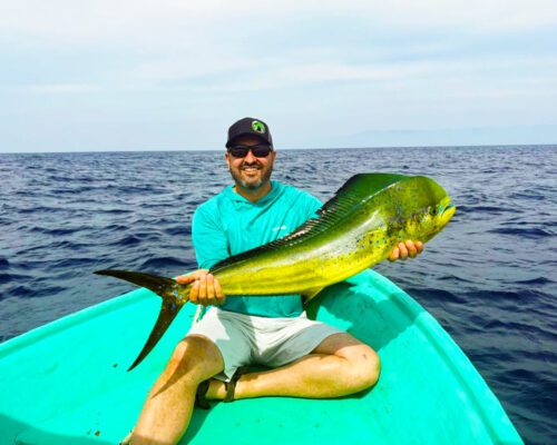 Cory Glauner with a nice Maji-maji he caught in Mexico.