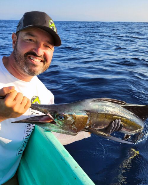 Cory with a little sailfish