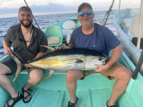 Matt caught a great tuna!