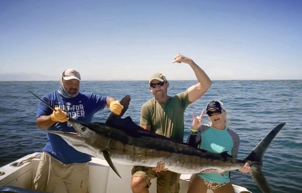 Scott Turner with a nice Marlin.