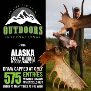 Win a Fully Guided, Trophy Moose, Grizzly Bear Combo in Alaska.