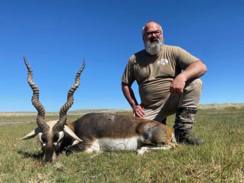 Andy Nagel with a great Argentina blackbuck