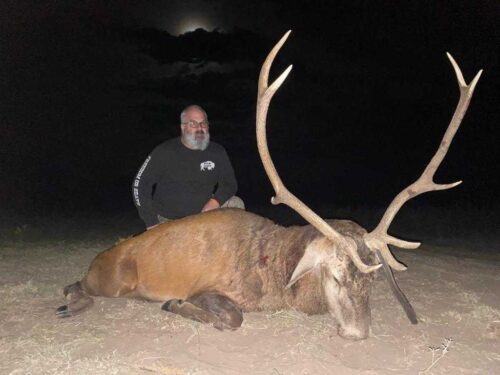 Andy Nagel with his Argentina free range stag.