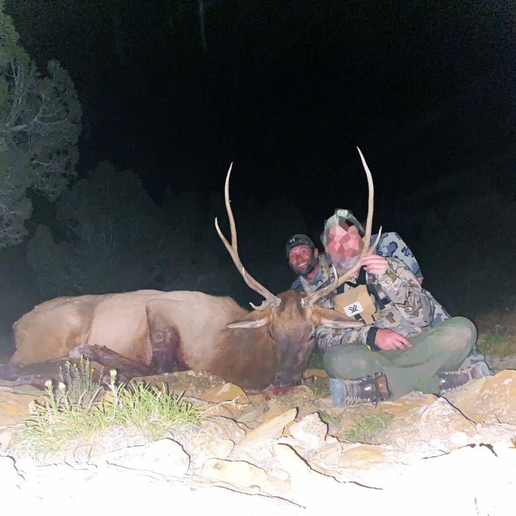 Ken Bloch with his Colorado archery bull.