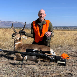 Outdoors International client John Lebanc with his 2024 Colorado pronghorn antelope