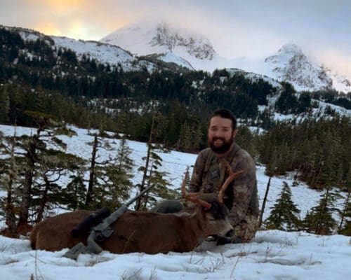 Alaska sitka blacktail hunting trip.