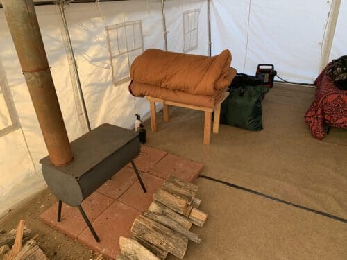 Scott Whitaker Client Montana Mule Deer Wall Tent Camp 2024 MBGO » Outdoors International