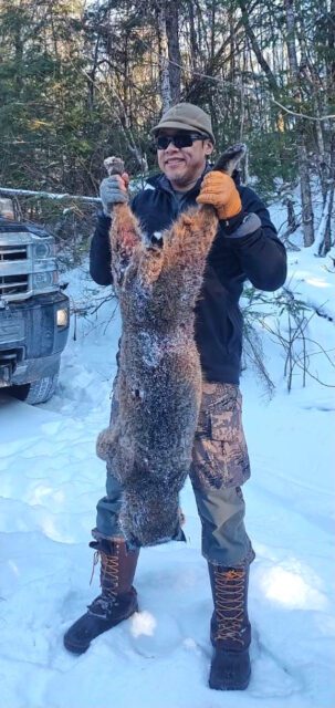 OI Hunter with a great Maine bobcat.