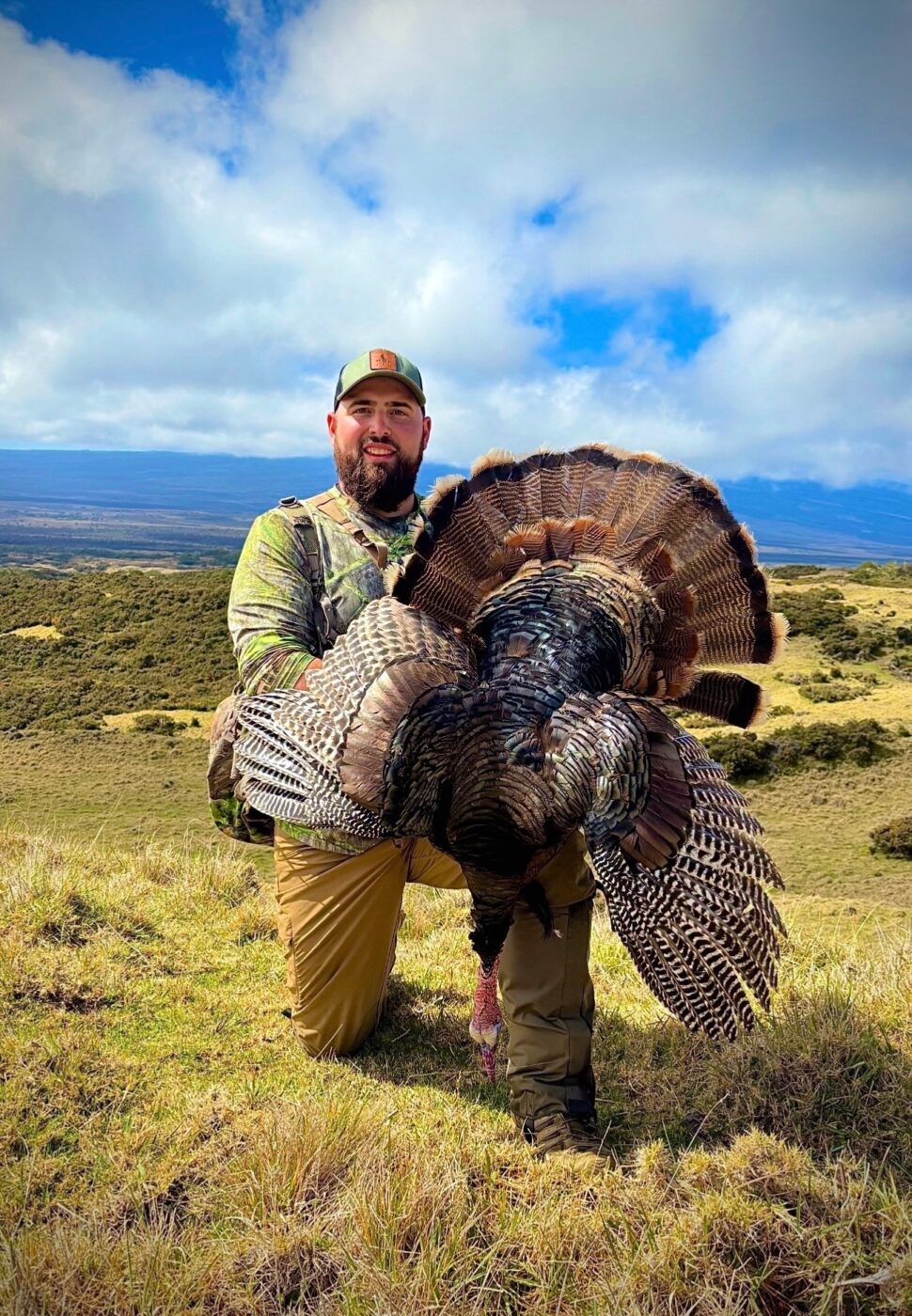 Luke with a great Hawaii gobbler