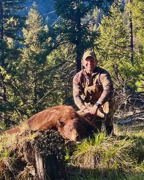 Charlie with a great Idaho bear