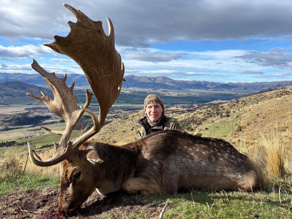 OI client John Labanc with an exceptional New Zealand fallow deer. » Outdoors International OI client John Labanc with an exceptional New Zealand fallow deer.