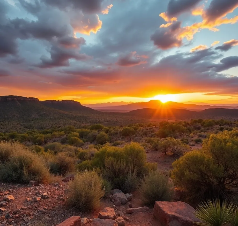 Beautiful Sonora, Mexico sunset