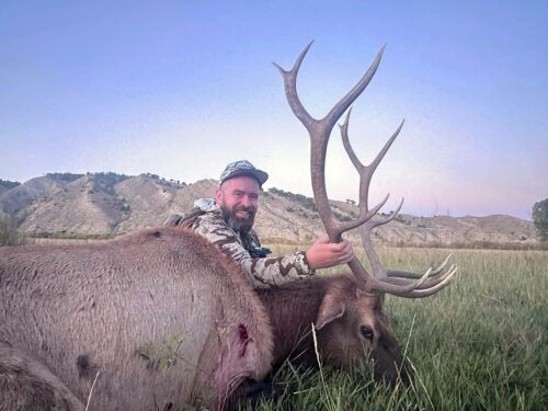 Andy with his archery Colorado bull.