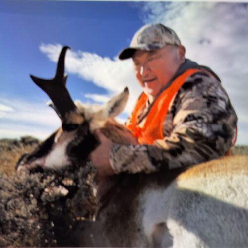 Dan with a great Wyoming antelope