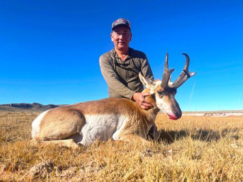 Don with a great Wyoming antelope.