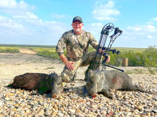 Eric had a blast on his OI hosted South Texas archery javelina hunt.
