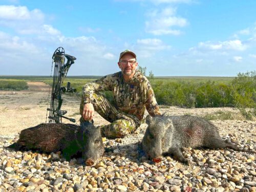 Gary Colbath with a South Texas Javelina Archery Double.