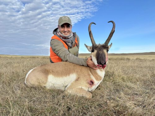 Marcello with his Montana antelope.