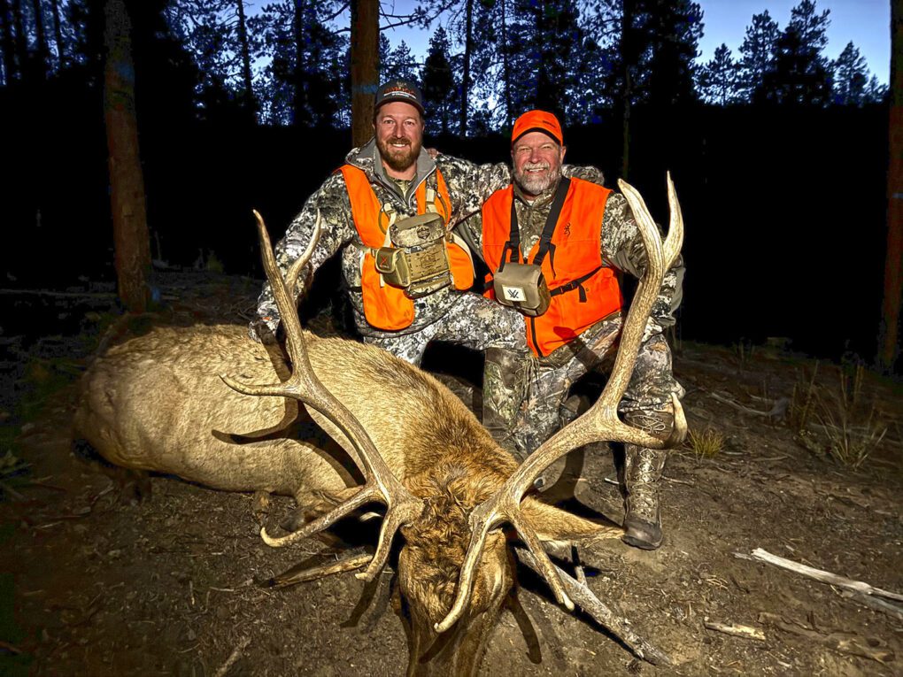 Tyler with his 1st Rifle bull.
