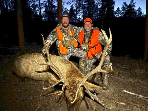 Tyler with his 1st Rifle bull.