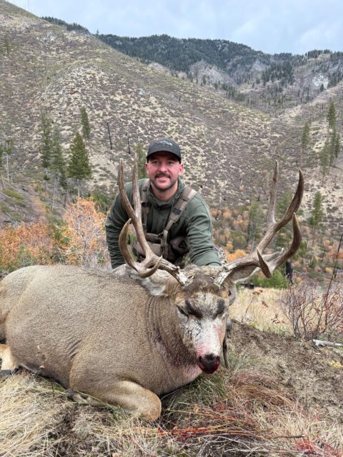 I was amazed and truly blessed to have been able to go on a trip like this. I was able to shoot a stunning 4x4 Mule Deer on the Evening of my 2nd day!