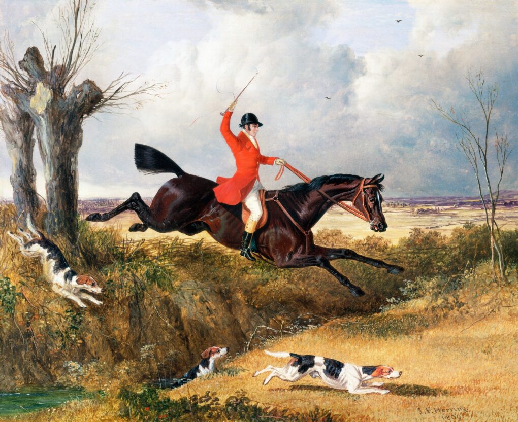 Ireland fox hunting painting