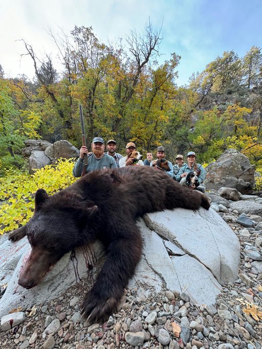 John with a great Arizona black bear.