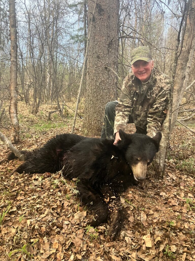 Ed Ford — Alberta Baited Black Bear Hunt (OI client photo)