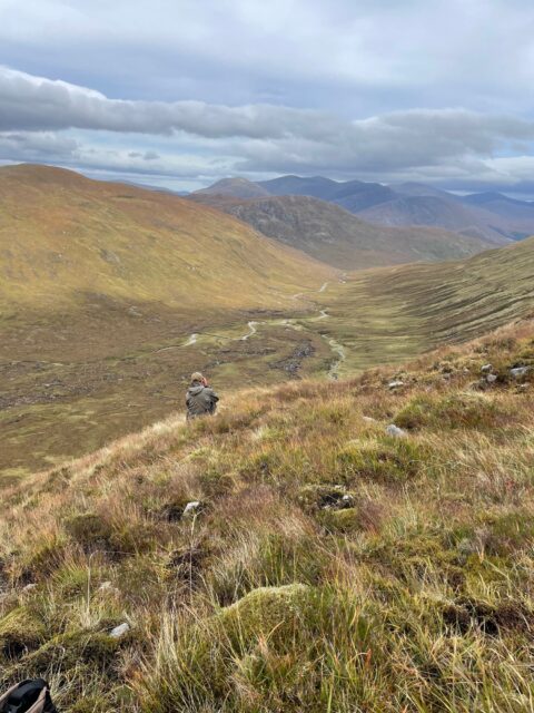 OI Client — hunter glassing Scottish Highland glen (Scotland, 2026)