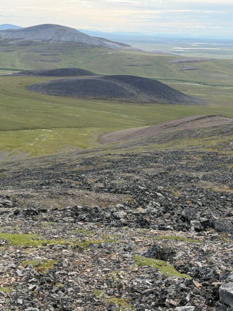 Steve Sharp — rocky alpine tundra overlooking vast Arctic landscape (Alaska, 2026)